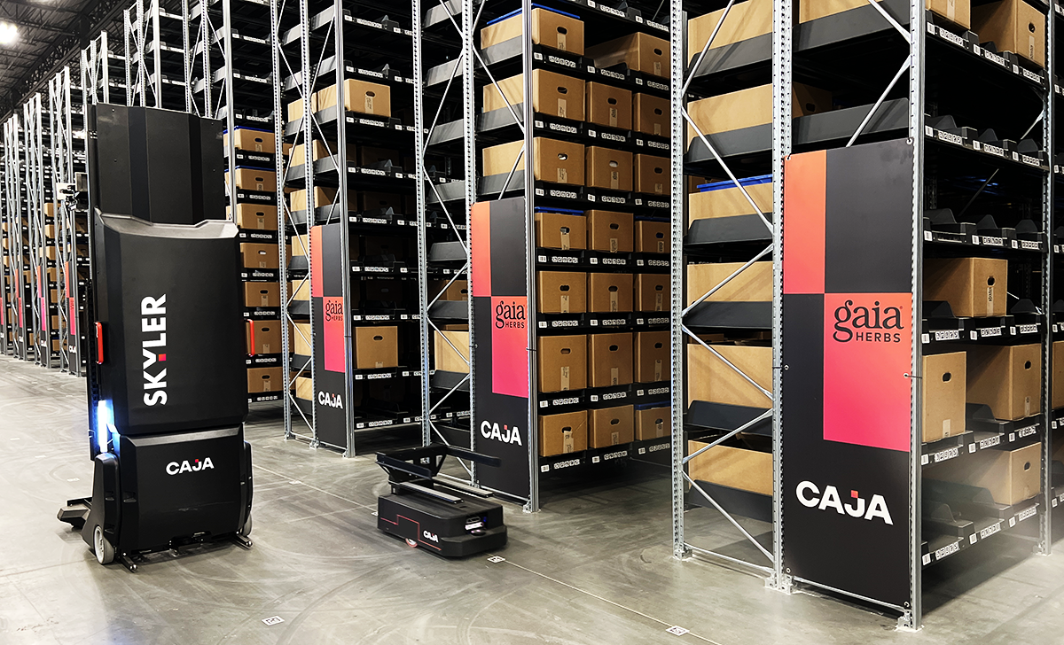 Caja Robotics at Gaia Herbs